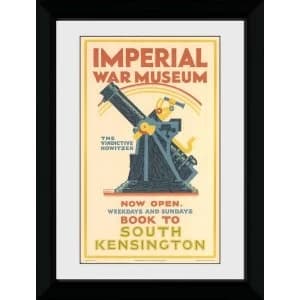Transport For London Iwm Howitzer 50 x 70 Framed Collector Print