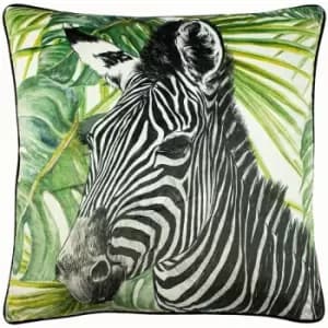 Paoletti Jungle Cushion Cover (One Size) (Green) - Green