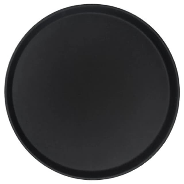 Argon Tableware Round Non-Slip Serving Tray - 45.5cm - Black Black