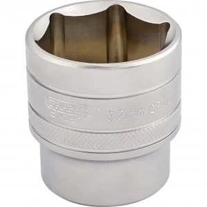 Draper 1/2" Drive Satin Finish Hexagon Socket Metric 1/2" 32mm