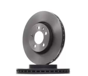 BREMBO Brake disc PRIME LINE - UV Coated 09.D571.11 Brake rotor,Brake discs VW,AUDI,SKODA,Golf VII Schragheck (5G1, BQ1, BE1, BE2)