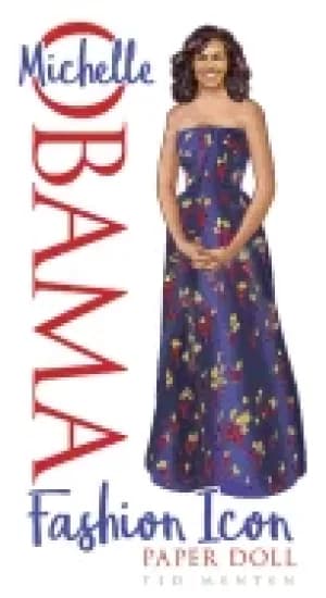 michelle obama fashion icon paper doll
