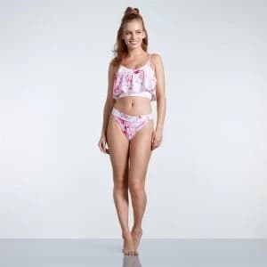 USA Pro Frill Bikini Bottoms - Floral Print