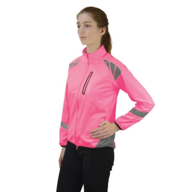 HyVIZ Reflective Yellow Jacket in Pink Size: 4-6 Years Pink Unisex 4-6 Years