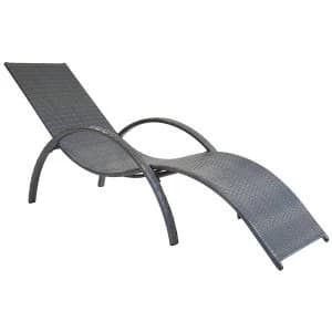 Charles Bentley Amalfi Curved Rattan Sun Lounger