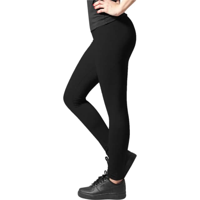 Urban Classics Legging womens large sizes large sizes Urban Classics Jersey Noir Female 4XL
