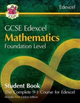 New grade 9-1 GCSE maths Edexcel Foundation Student book by