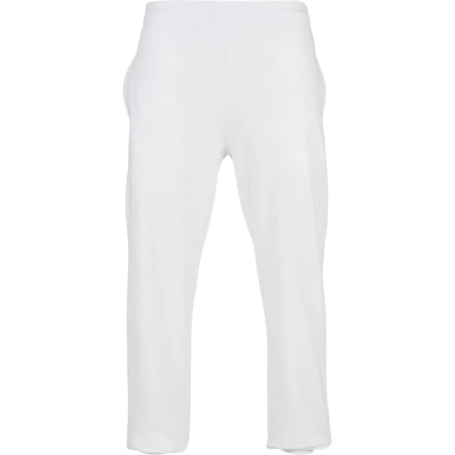 Build Your Brand Mens Basic Jogging Bottoms in White Size: XS White Male XS