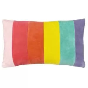Furn Rainbow Cushion Cover (One Size) (Pastel) - Pastel