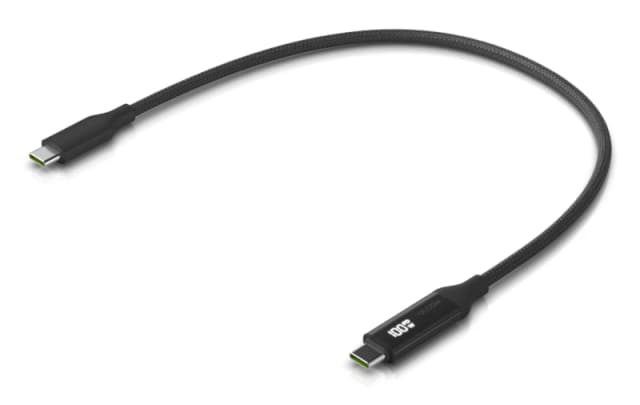 Ubiquiti UACC-Cable-USB-100W-0.3M-BK USB cable USB C Black. Grey
