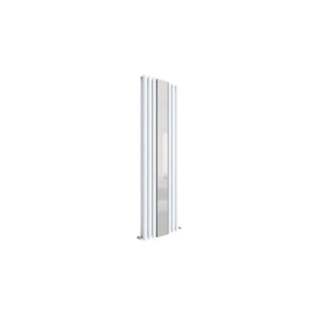 HUDSON REED Nuie 1800mm x 499mm Gloss White Revive Double Panel Radiator with Mirror - HL331 HL331