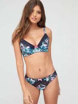 Dorina Tropics Curve Non Padded Bra - Green