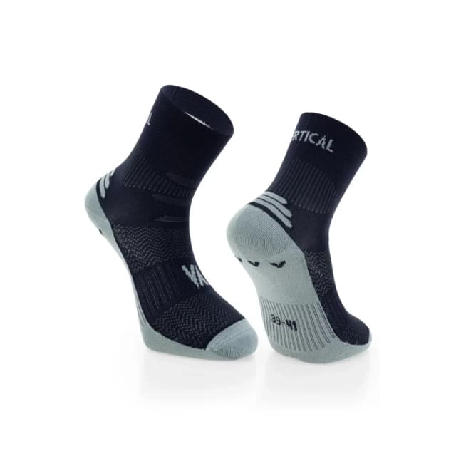 Medium double layer socks Vertical Bleu Unisex 42/44