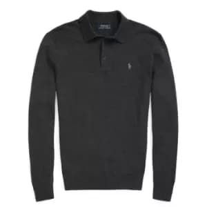 Polo Ralph Lauren Polo Ralph Lauren Placket Polo Shirt Mens - Grey