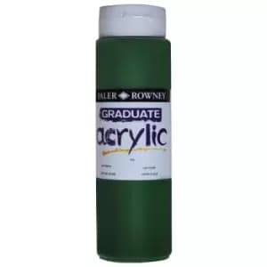 Daler Rowney 123500375 Graduate Acrylic Paint 500ml Sap Green