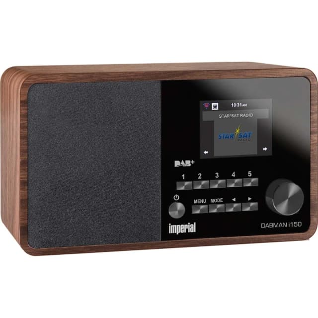 Imperial DABMAN i150 DAB+ Internet Radio Speaker with WiFi, FM, USB & DAB Digital - Wood Look NED-222608 Multifunction Radio