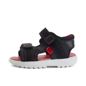 KICKERS KICKSTER SANDAL LTHR IM NVY - 10