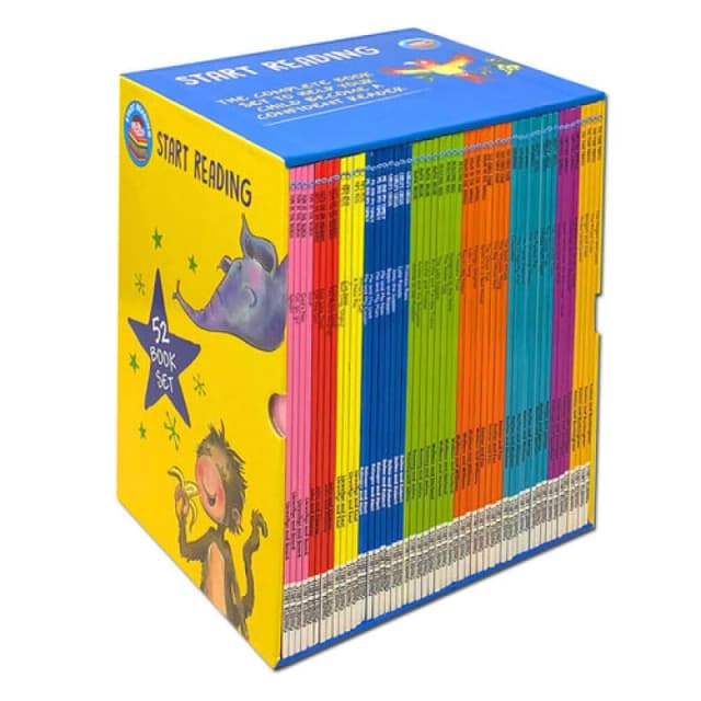 Start Reading Library 52 Books Collection Box Set Level 1 To 9 For Early Reading Children Various Books