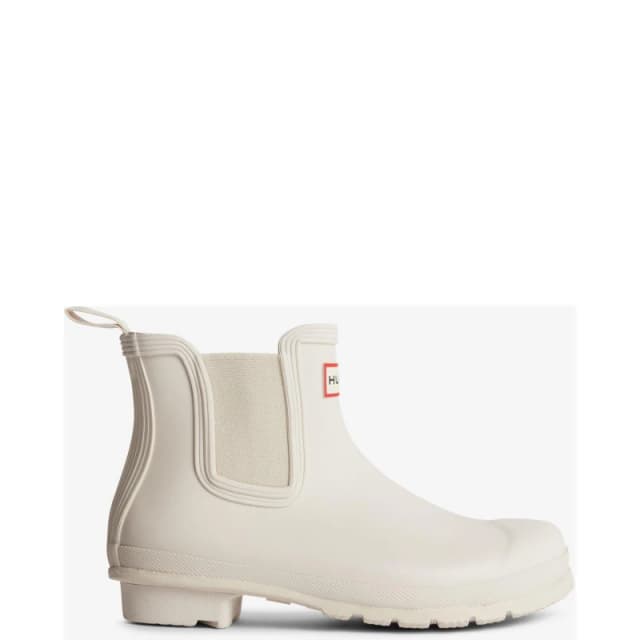 Hunter Womens Original Chelsea Boots Cast White, 4
