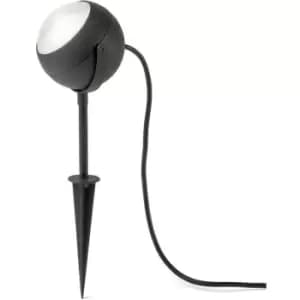 Konstsmide Lecce Outdoor Effect Spot Light, Black, High Power LED, 4W 240V, IP44