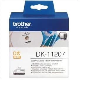 Brother DK-11207 P-touch Label Tape (58mm x 100) Black On White