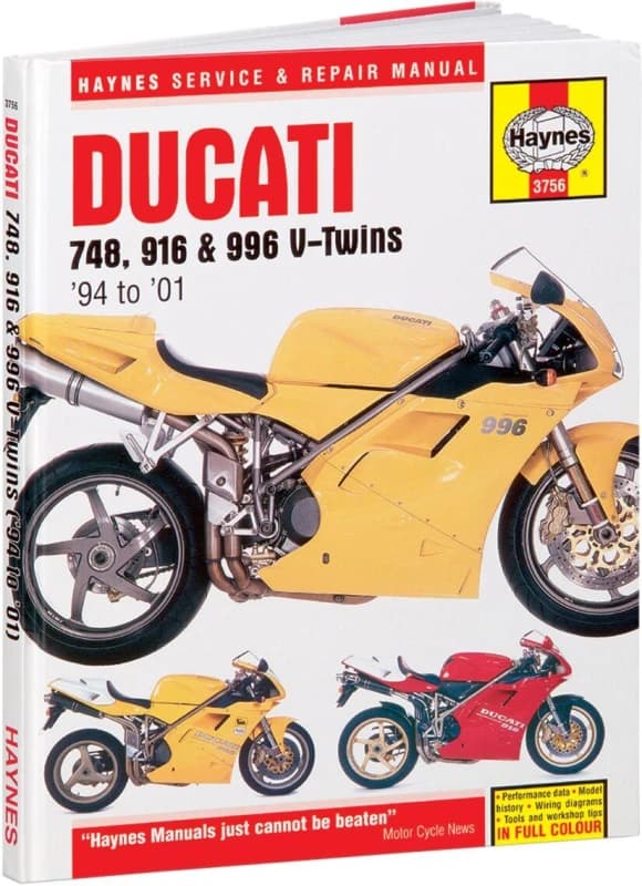 3756 - Haynes Repair Manual For Ducati 748 1995-2001 3756