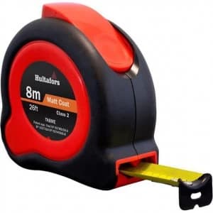Hultafors Tuf Lok Tape Measure Imperial & Metric 26ft / 8m 25mm