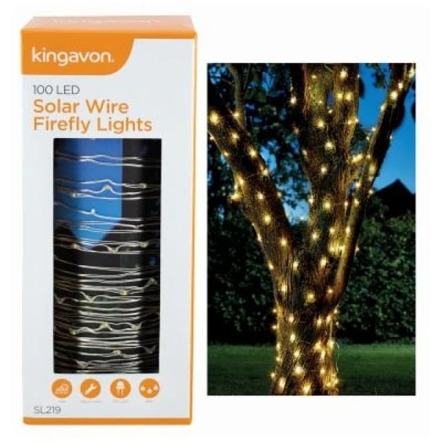 Kingavon 100 LED Solar Wire Firefly Lights