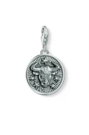 Ladies Thomas Sabo Sterling Silver Charm Club Zodiac Sign Taurus Charm 1641-643-21