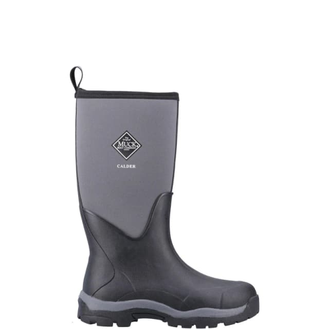 Muck Boots Mens Calder Neoprene Wellington Boots UK Size 4 (EU 38) Black MUC161-BLACK-4