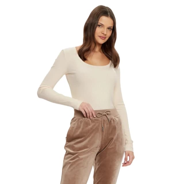 Guess Womens long sleeve T-Shirt Guess Colette Blanc Female S