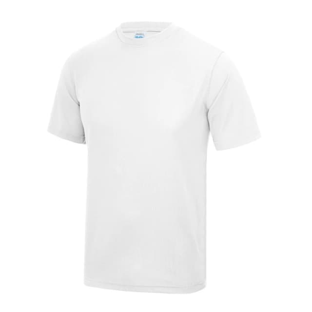 AWDis AWDis Men Just Cool Performance Plain T-Shirt in White Size: X-Small White XS Male 5055747893120