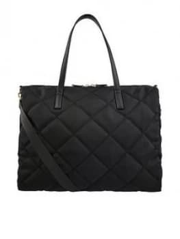 Accessorize Harri Quilted Weekender Bag - Black