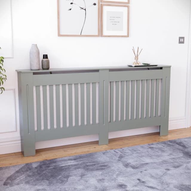 Lassic Vida Designs Chelsea Radiator Cover, Extra Large Grey unisex XL