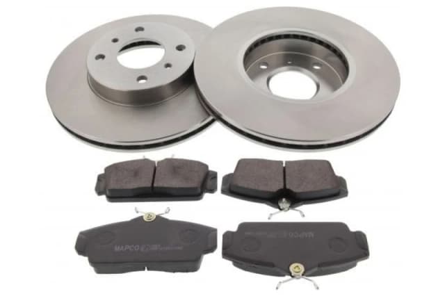 MAPCO 47502 Brake disc and pads set Front Axle, Brake Disc Type: Vented Brake Set,disc brakes (3405)
