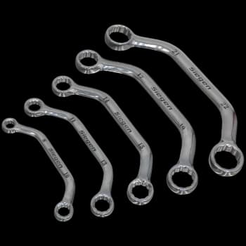 Siegen 5 Piece Obstruction Ring Spanner Set Metric