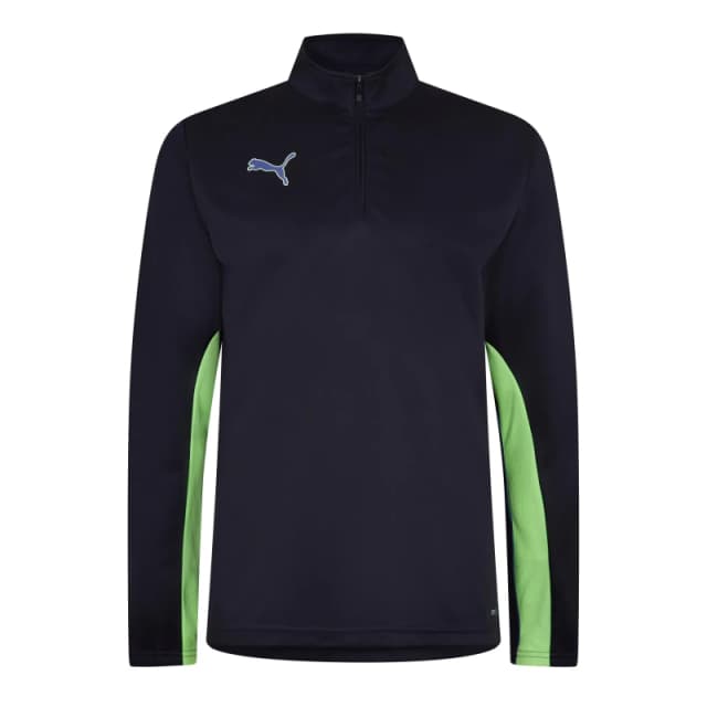 Puma Finesse Performance Quarter Zip Drill Top Mens - Blue Blue S