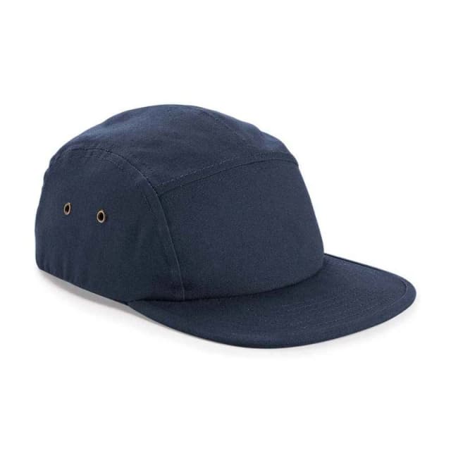Beechfield Beechfield Men Cotton Canvas Baseball Cap in Navy Navy One Size Male 5063527293046