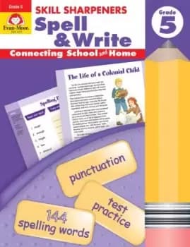 Skill Sharpeners: Spell & Write, Grade 5 by Evan-Moor Corporation