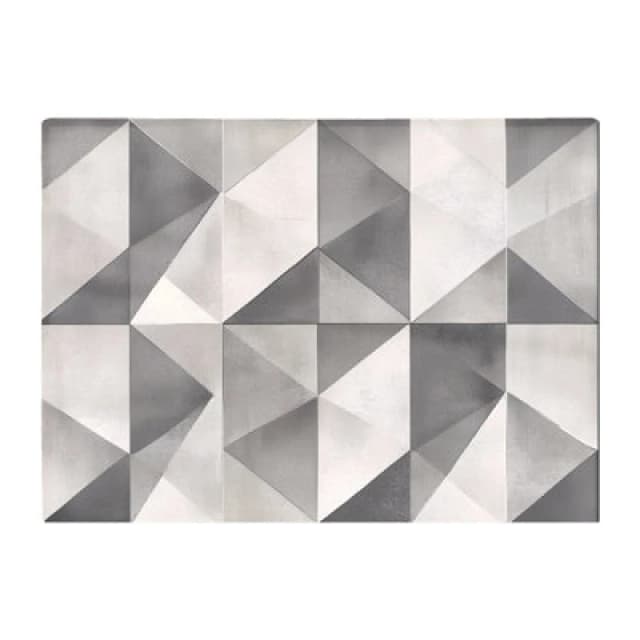 Warren Reed Designer Dove Grey Geometric Pattern Chopping Board