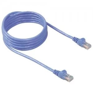 Belkin Patch cable - RJ-45(M) - RJ-45(M) - 10m ( CAT 5e ) - blue networking cable