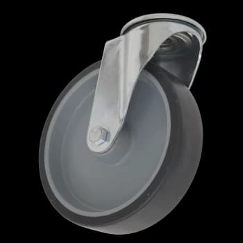 Medium-Duty Thermoplastic Bolt Hole Swivel Castor Wheel 50mm - Trade