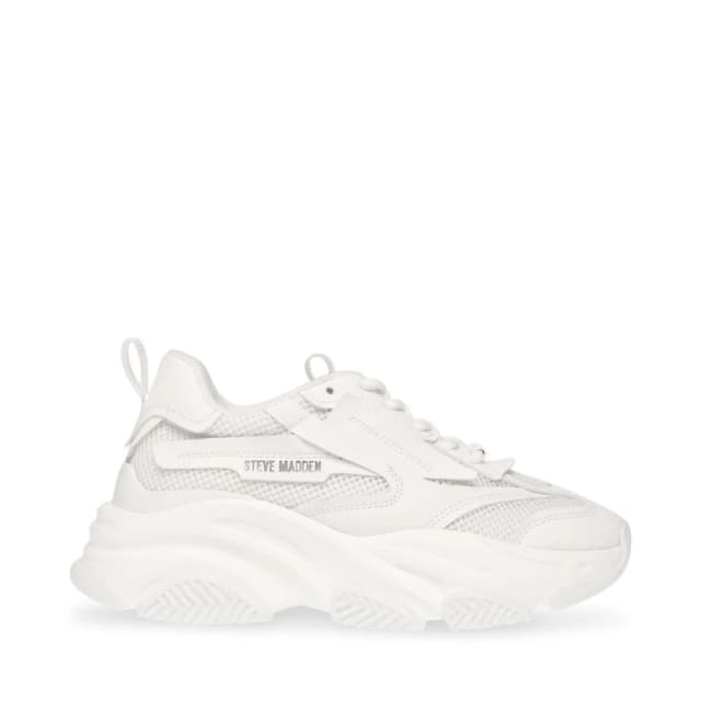 Steve Madden Possession E Trainers Womens - White White 5