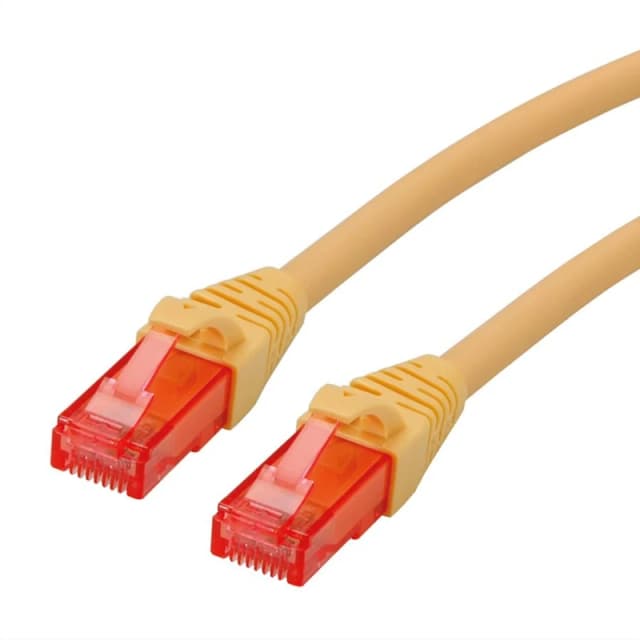 ROLINE 21.15.2522 networking cable Yellow 2m Cat6 U/UTP (UTP)