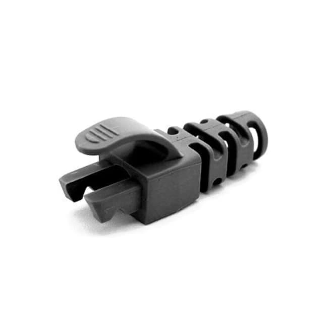 Cablenet Cablenet RJ45 Snagless Strain Relief Flush Boot Black 6.5mm 22-2064