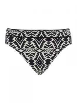 Fantasie Beqa mid rise brief Black White