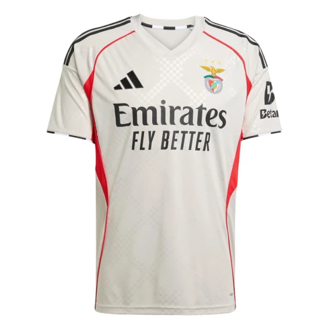 adidas Benfica Away Shirt 2025 2026 Adults White male XL