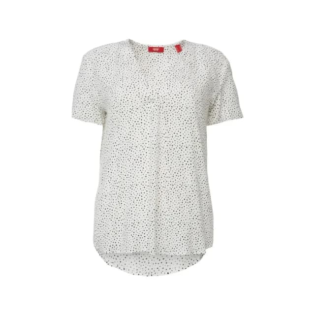 Esprit Womens v-neck blouse Esprit Blanc Female XS 994EE1F315_110