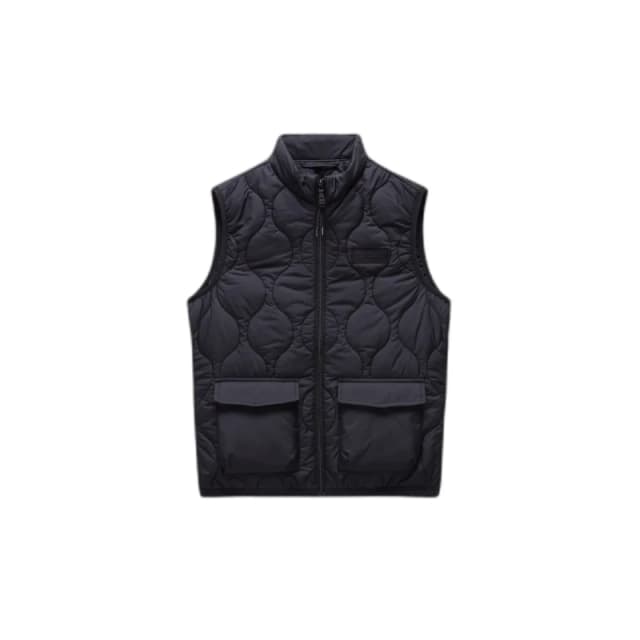 Womens sleeveless down jacket Napapijri Belle Noir Female S