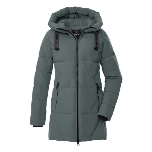 Womens hooded parka Killtec GW 30 Vert Female 36